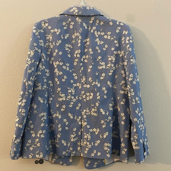 Talbots FLORAL JACQUARD BLAZER size 14 NWT. - Picture 2 of 3